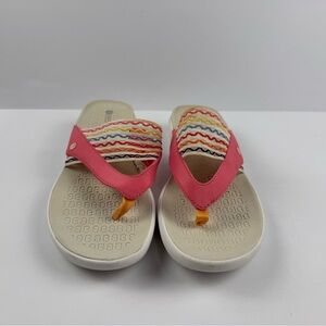 Bzees Pink and Multicolor Sandals size 9.5